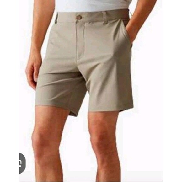NWT Rhone 8” Resort Shorts Men's Size 35 UPF 50+ Quick Drying Sandalo MSRP $98 - Picture 1 of 11
